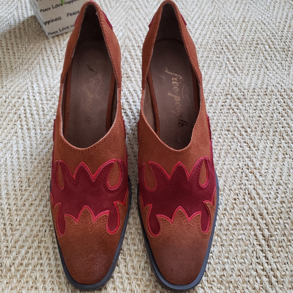 Free People Alamo Western Bootie Sz 38 - Picture 5 of 8